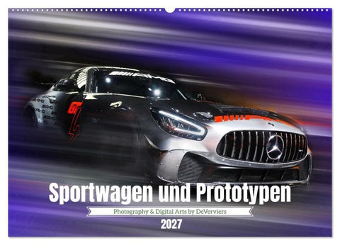 Sportwagen und Prototypen (Wandkalender 2027 DIN A2 quer), CALVENDO Monatskalender