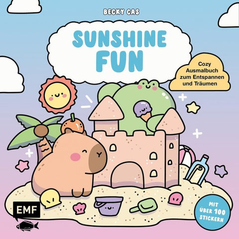 Sunshine Fun – Cozy Ausmalbuch zum Entspannen und Träumen