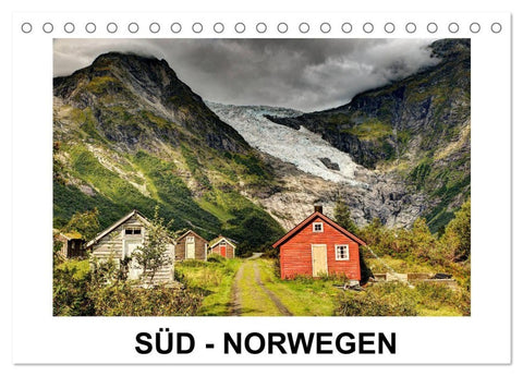 Süd - Norwegen (Tischkalender 2027 DIN A5 quer), CALVENDO Monatskalender
