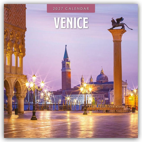 Venice – Venedig 2027 – 16-Monatskalender