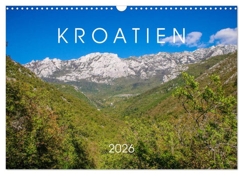 Kroatien 2026 (Wandkalender 2026 DIN A3 quer), CALVENDO Monatskalender