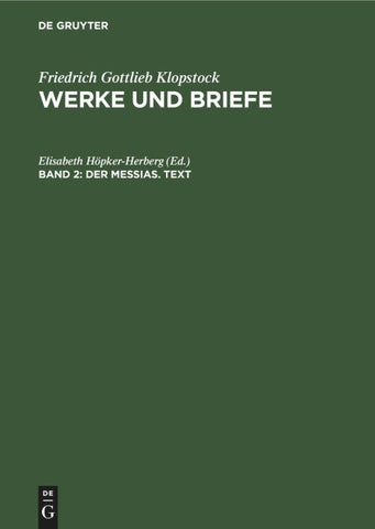 Der Messias. Text