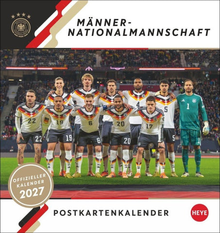 DFB Männer Postkartenkalender 2027