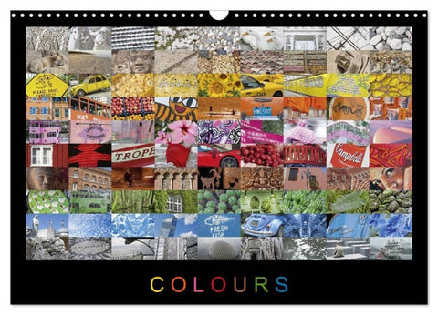 Colours (Wandkalender 2027 DIN A3 quer), CALVENDO Monatskalender