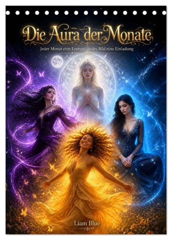 Die Aura der Monate (Tischkalender 2027 DIN A5 hoch), CALVENDO Monatskalender