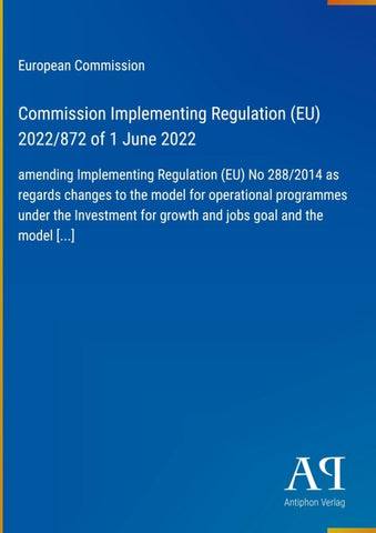 Commission Implementing Regulation (EU) 2022/872 of 1 June 2022