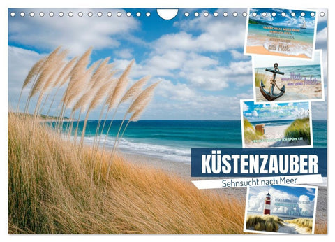 KÜSTENZAUBER Sehnsucht nach Meer (Wandkalender 2026 DIN A4 quer), CALVENDO Monatskalender