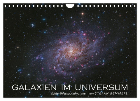 Galaxien im Universum (Wandkalender 2027 DIN A4 quer), CALVENDO Monatskalender