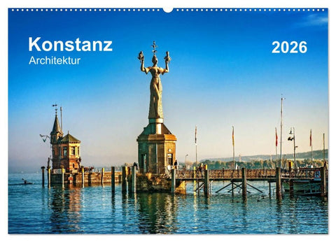 Konstanz Architektur (Wandkalender 2026 DIN A2 quer), CALVENDO Monatskalender