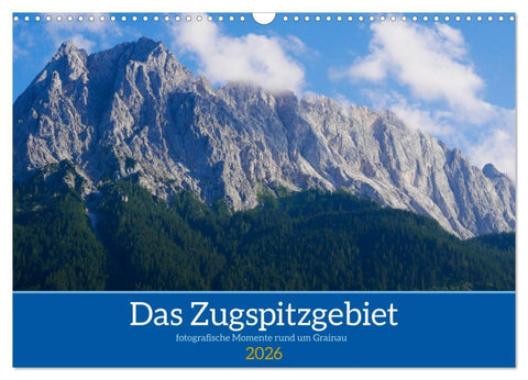 Das Zugspitzegebiet (Wandkalender 2026 DIN A3 quer), CALVENDO Monatskalender