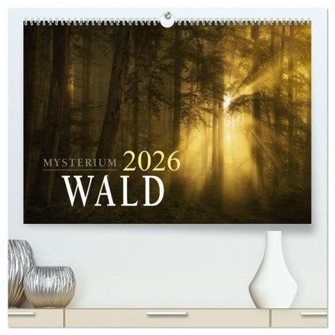 Mysterium Wald (hochwertiger Premium Wandkalender 2026 DIN A2 quer), Kunstdruck in Hochglanz