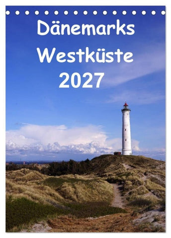 Dänemarks Westküste 2027 (Tischkalender 2027 DIN A5 hoch), CALVENDO Monatskalender