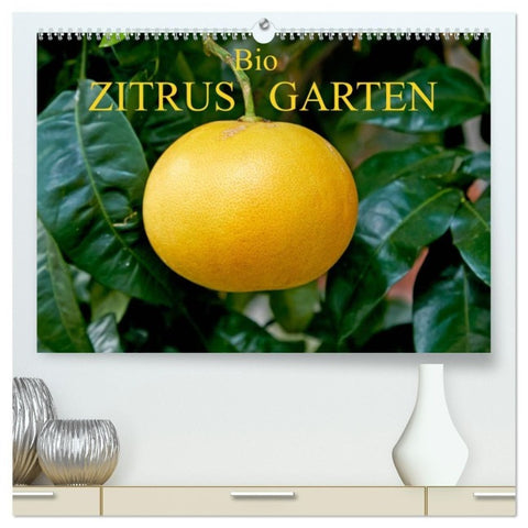 Bio Zitrus Garten (hochwertiger Premium Wandkalender 2027 DIN A2 quer), Kunstdruck in Hochglanz