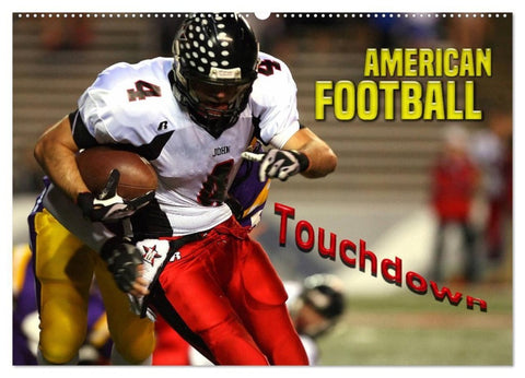 American Football - Touchdown (Wandkalender 2027 DIN A2 quer), CALVENDO Monatskalender