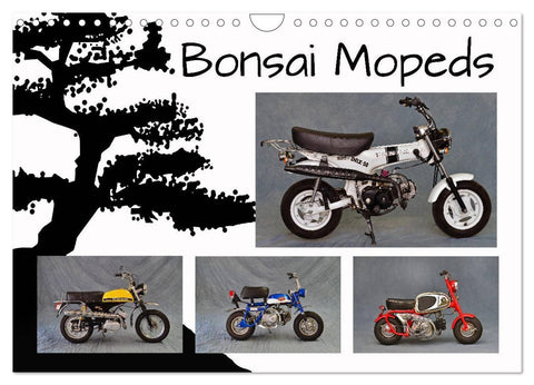 Bonsai Mopeds (Wandkalender 2027 DIN A4 quer), CALVENDO Monatskalender