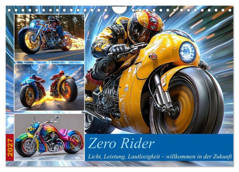 Zero Rider (Wandkalender 2027 DIN A4 quer), CALVENDO Monatskalender
