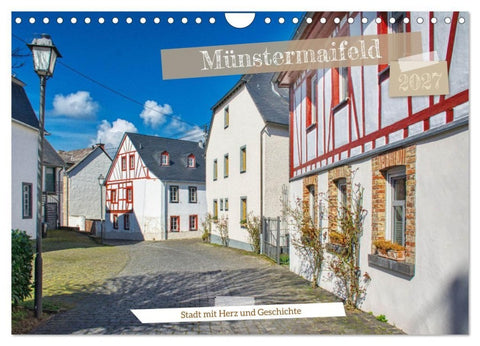 Münstermaifeld - Stadt mit Herz und Geschichte (Wandkalender 2027 DIN A4 quer), CALVENDO Monatskalender