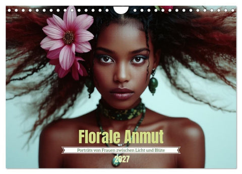Florale Anmut (Wandkalender 2027 DIN A4 quer), CALVENDO Monatskalender