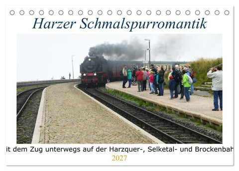 Harzer Schmalspurromantik (Tischkalender 2027 DIN A5 quer), CALVENDO Monatskalender