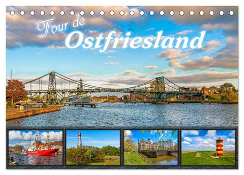 Tour de Ostfriesland (Tischkalender 2027 DIN A5 quer), CALVENDO Monatskalender