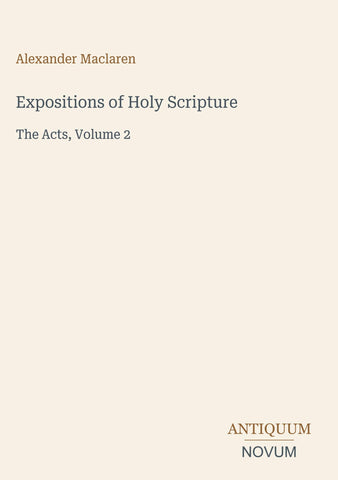 Expositions of Holy Scripture