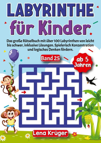 Labyrinthe für Kinder ab 5 Jahren - Band 25