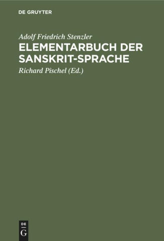 Elementarbuch der Sanskrit-Sprache