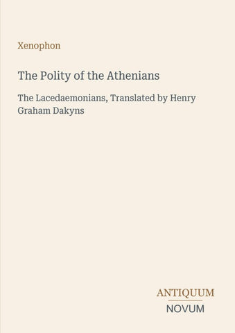 The Polity of the Athenians