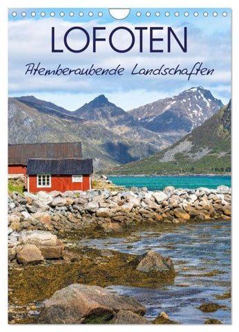 Lofoten - Atemberaubende Landschaften (Wandkalender 2027 DIN A4 hoch), CALVENDO Monatskalender