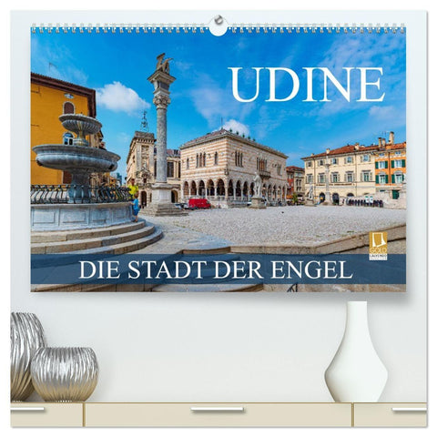 Udine - die Stadt der Engel (hochwertiger Premium Wandkalender 2027 DIN A2 quer), Kunstdruck in Hochglanz