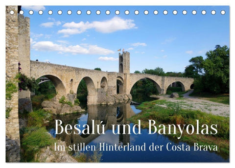 Besalú und Banyolas (Tischkalender 2027 DIN A5 quer), CALVENDO Monatskalender