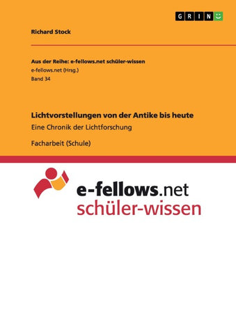Lichtvorstellungen von der Antike bis heute