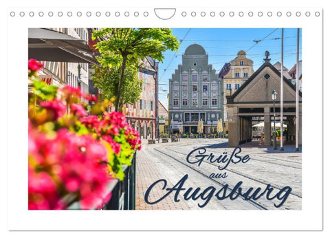 Grüße aus Augsburg (Wandkalender 2027 DIN A4 quer), CALVENDO Monatskalender