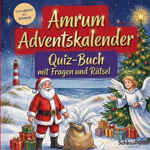 Amrum-Adventskalender: Quiz-Buch mit Fragen und Rätsel
