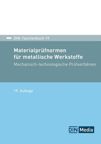 DIN-Taschenbuch 19