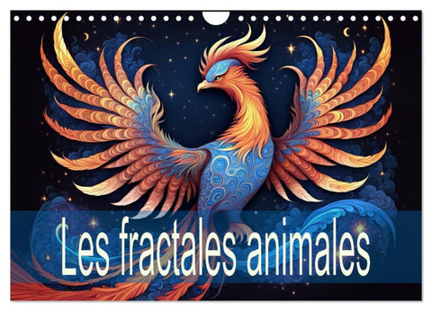 Les fractales animales (Calendrier mural 2026 DIN A4 vertical), CALVENDO calendrier mensuel