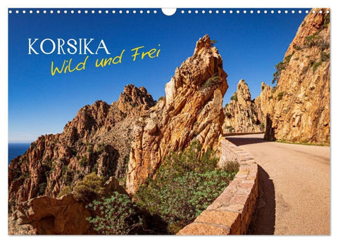 Korsika Wild und Frei (Wandkalender 2027 DIN A3 quer), CALVENDO Monatskalender