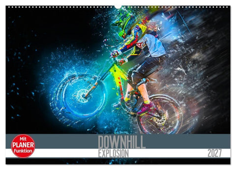 Downhill Explosion (Wandkalender 2027 DIN A2 quer), CALVENDO Monatskalender