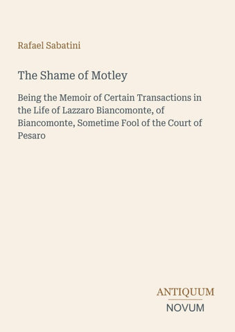 The Shame of Motley