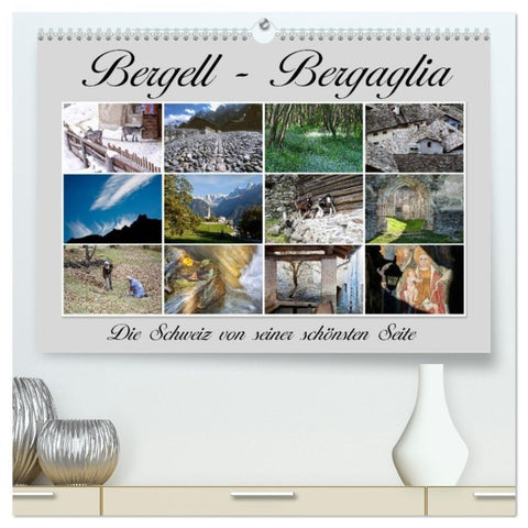 Bergell - Bergaglia (hochwertiger Premium Wandkalender 2027 DIN A2 quer), Kunstdruck in Hochglanz