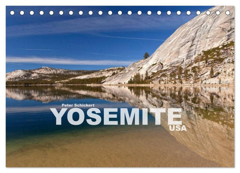 Yosemite - USA (Tischkalender 2027 DIN A5 quer), CALVENDO Monatskalender
