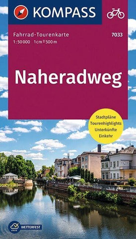 KOMPASS Fahrrad-Tourenkarte Naheradweg 1:50.000