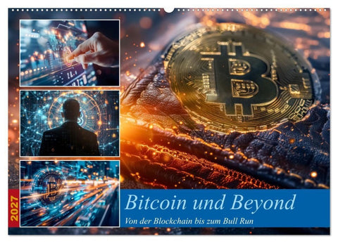 Bitcoin und Beyond (Wandkalender 2027 DIN A2 quer), CALVENDO Monatskalender