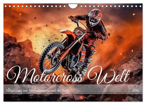 Motorcross Welt (Wandkalender 2026 DIN A4 quer), CALVENDO Monatskalender