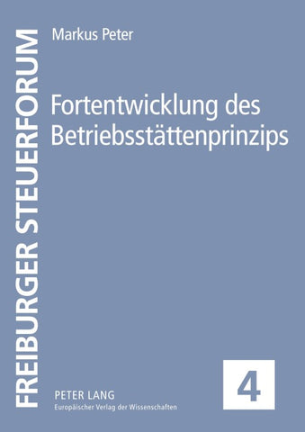 Fortentwicklung des Betriebsstättenprinzips