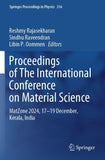 Proceedings of The International Conference on Material Science