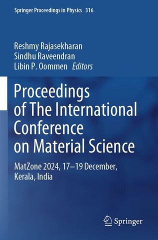 Proceedings of The International Conference on Material Science