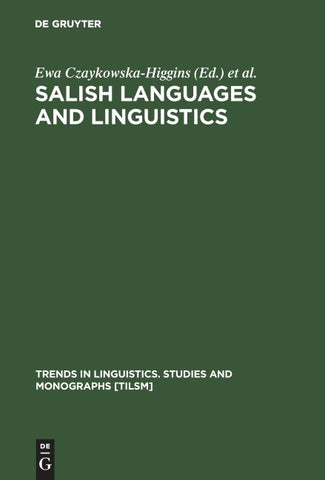 Salish Languages and Linguistics