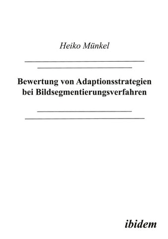 Bewertung von Adaptionsstrategien bei Bildsegmentierungsverfahren