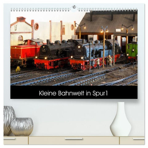 Kleine Bahnwelt in Spur 1 (hochwertiger Premium Wandkalender 2026 DIN A2 quer), Kunstdruck in Hochglanz